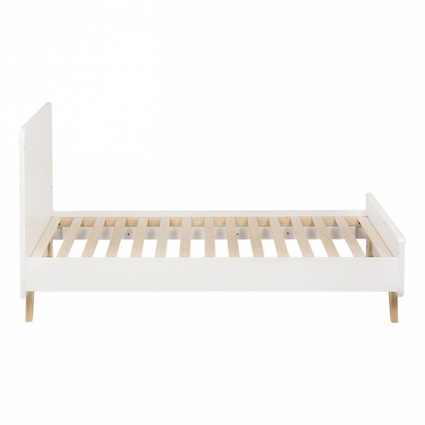 Lit bébé 70x140 cm évolutif en lit enfant loft white Quax