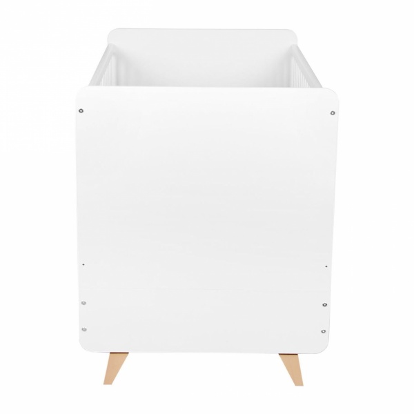 Lit bébé 70x140 cm évolutif en lit enfant loft white Quax