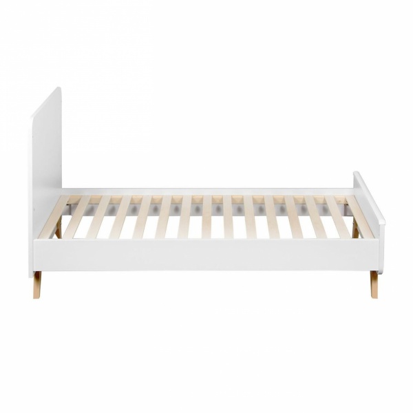 Lit bébé 70x140 cm évolutif en lit enfant loft white Quax
