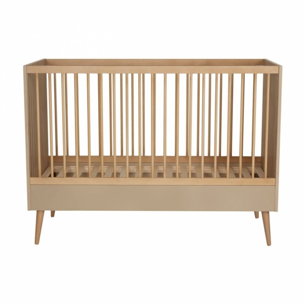 Lit bébé 70x140 cm évolutif en lit enfant cocoon latte Quax