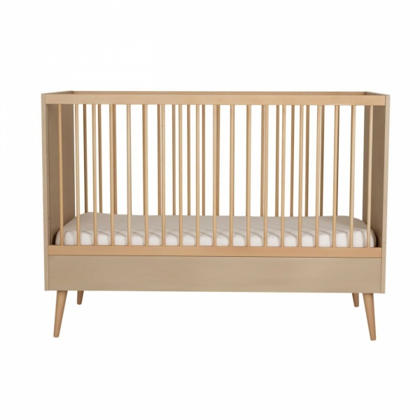 Lit bébé 70x140 cm évolutif en lit enfant cocoon latte Quax