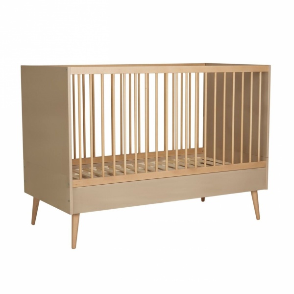 Lit bébé 70x140 cm évolutif en lit enfant cocoon latte Quax
