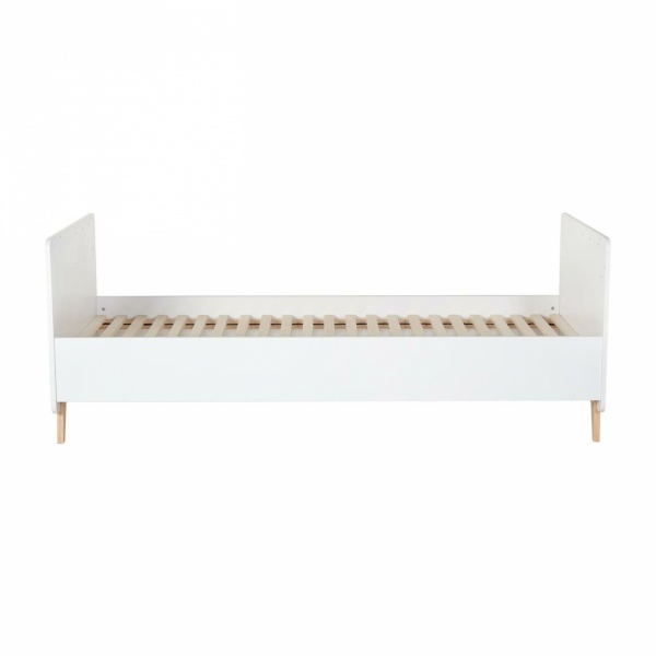 Lit bébé 60x120 cm évolutif en lit junior loft white Quax
