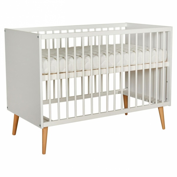 Lit bébé 60x120 cm cocoon ice white Quax