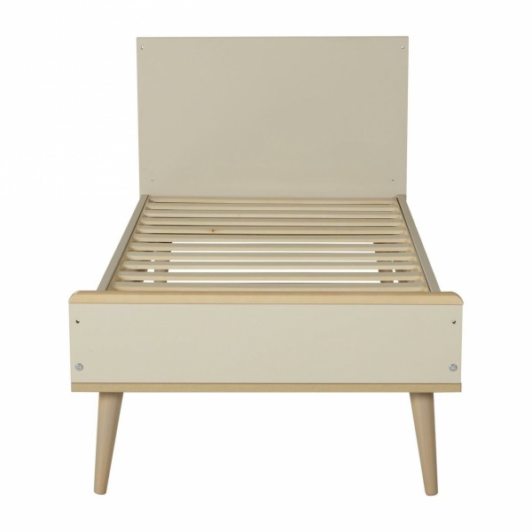 Lit bébé 70x140 cm évolutif en lit enfant flow argile et oak Quax