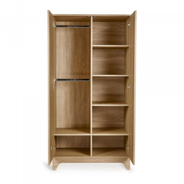 Armoire avec 2 portes battantes tsugi - honey ash Quax