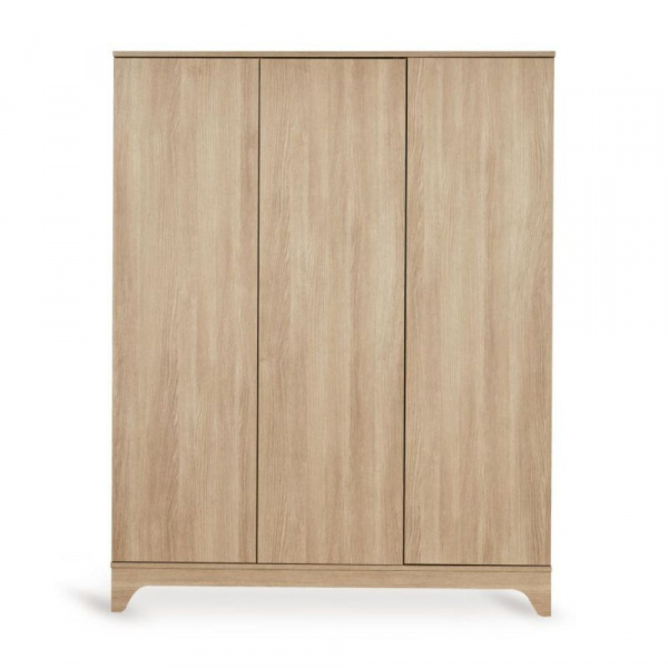 Armoire xl avec 3 portes battantes tsugi - honey ash Quax