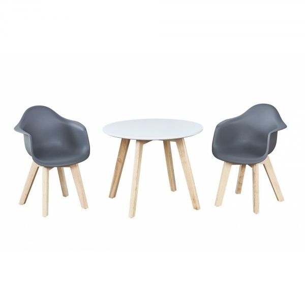 Lot de 2 chaises enfant grey Quax