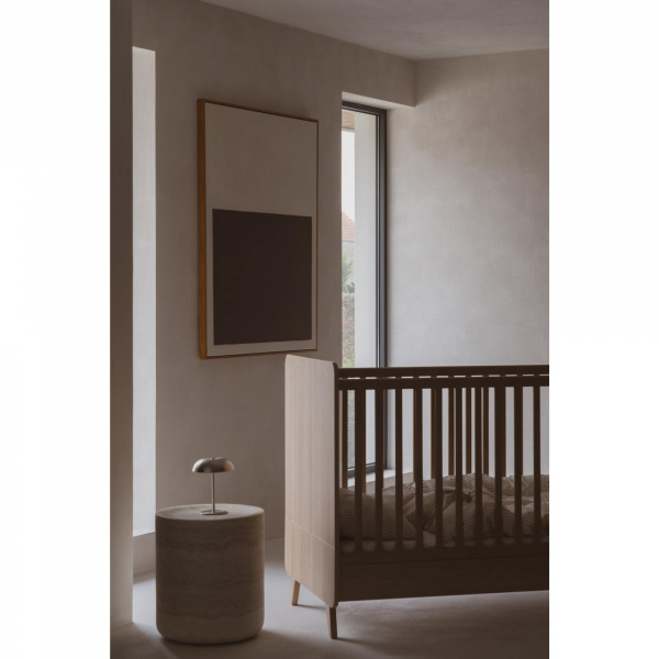 Lit bébé 70x140 cm évolutif en lit enfant loft honey ash Quax