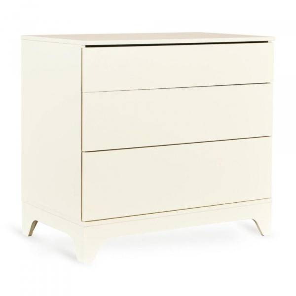 Commode avec 3 tiroirs coulissants tsugi - butter Quax