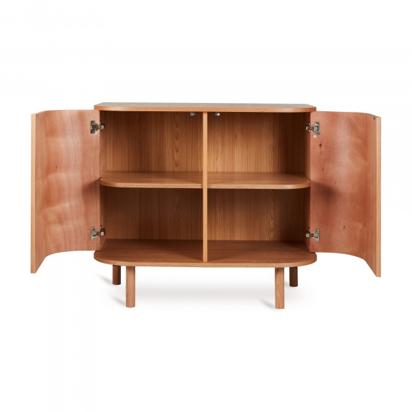 Commode 2 portes yume naturel ash wood Quax