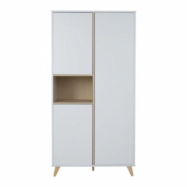 Armoire 3 portes 1 niche loft white Quax