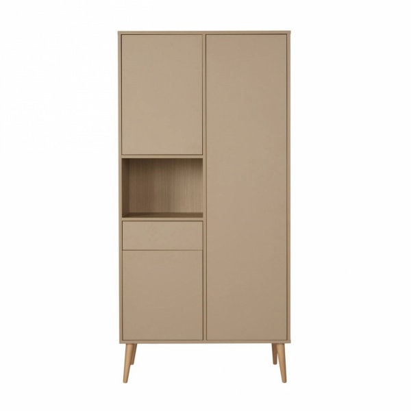 Armoire 3 portes 1 niche cocoon latte Quax