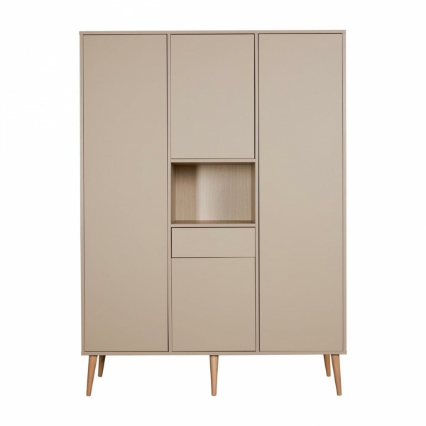 Armoire 4 portes 1 niche cocoon latte Quax