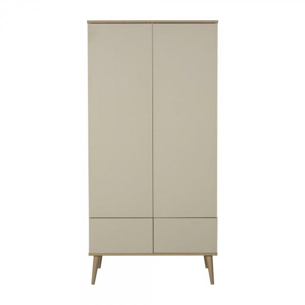 Armoire 2 portes flow argile et oak Quax