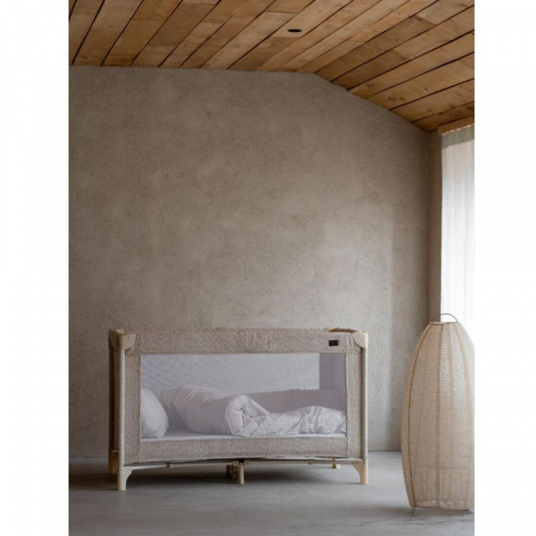 Lit parapluie bouclé 120 x 60 cm - ecru sheep Quax