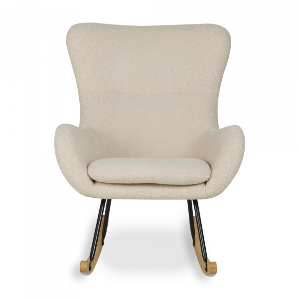 Fauteuil d'allaitement basic bouclette beige Quax