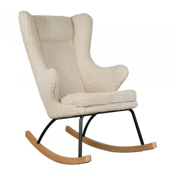 Fauteuil d'allaitement luxe bouclettes Quax