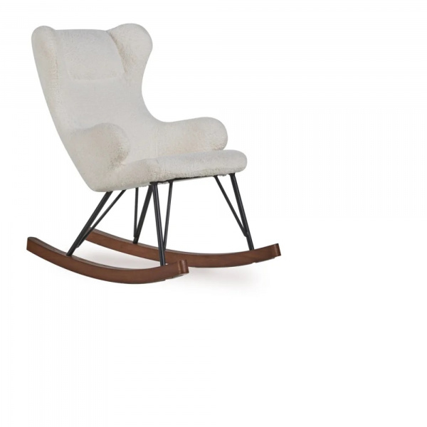 Fauteuil à bascule enfant luxe crème Quax