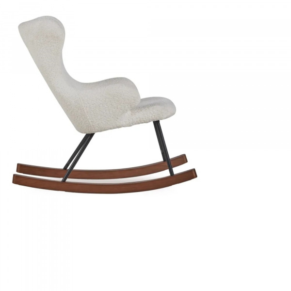Fauteuil à bascule enfant luxe crème Quax