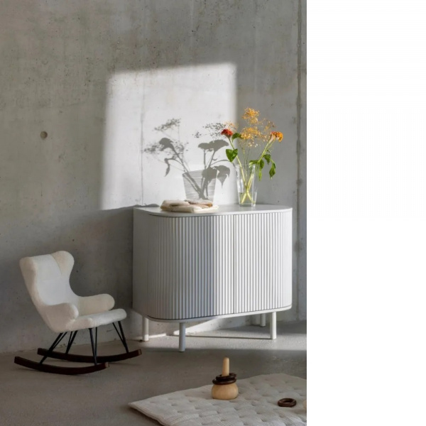 Fauteuil à bascule enfant luxe crème Quax