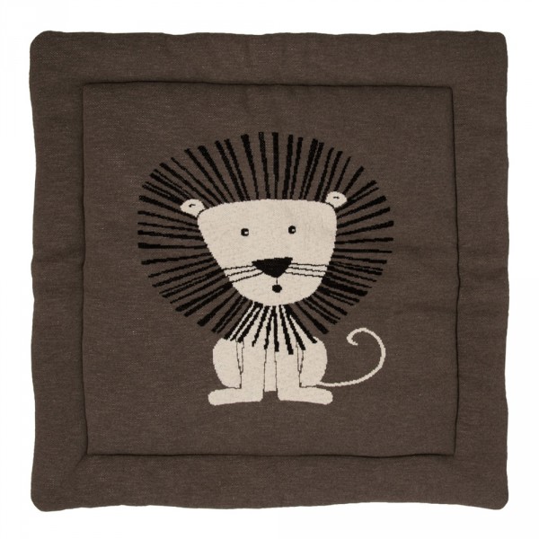 Tapis de parc tricot lion 100 x 100 cm Quax