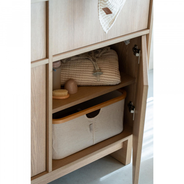 Panier de rangement kyo - beige-naturel Quax