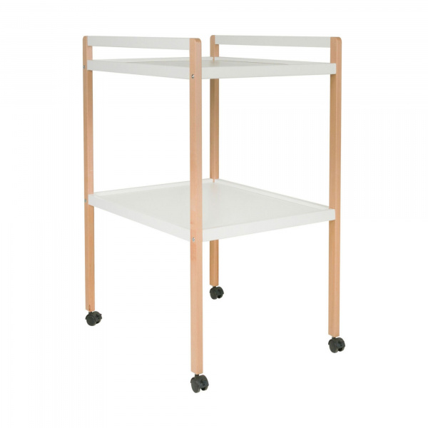 Table à langer basic - blanc/naturel Quax