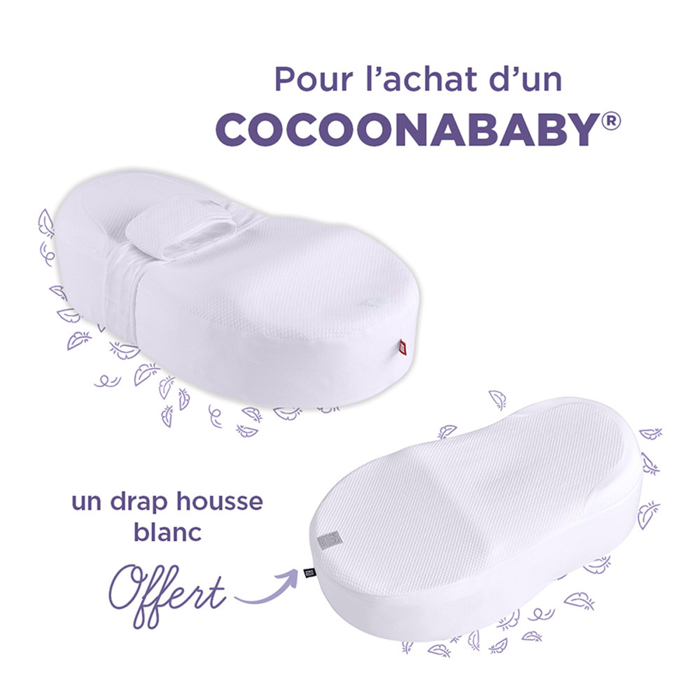 Cocoonacover couverture pour Cocoonababy - Blanc