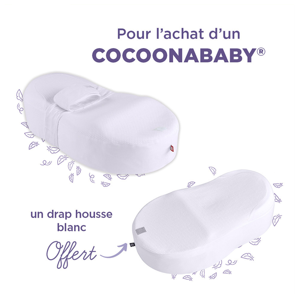 Cocoonababy blanc + drap housse offert