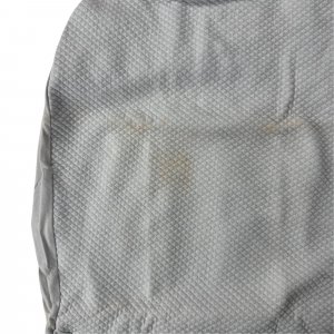 Les imparfaits - drap housse cocoonababy fleur de coton gris Red castle