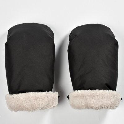 Moufles pour poussette noir