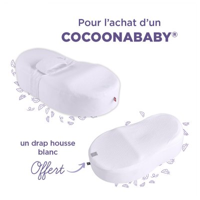 RED CASTLE RED CASTLE Cocoonababy blanc + drap housse offert