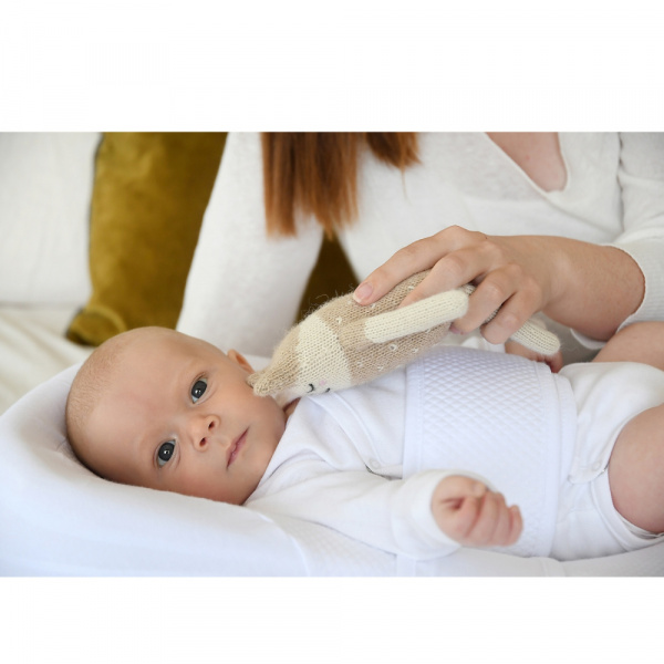 Cocoonababy 10° fleur de coton blanc Red castle