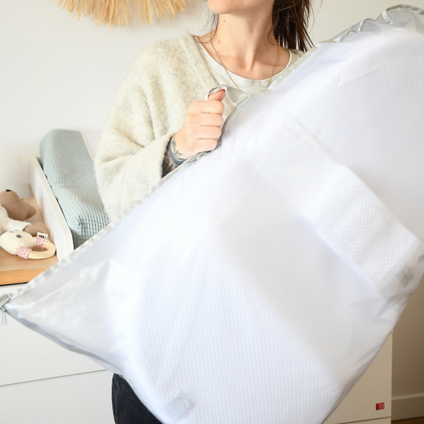 Cocoonababy 10° fleur de coton blanc Red castle