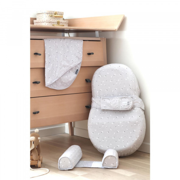 Cocoonababy 10° fleur de coton blanc Red castle