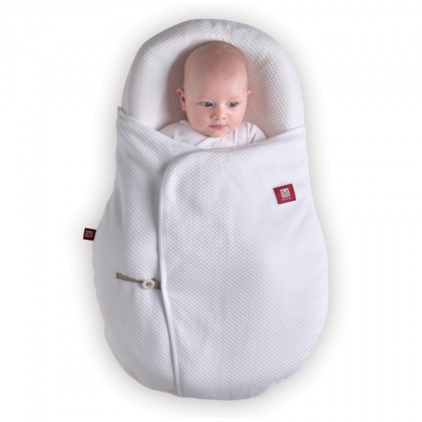 Couverture cocoonacover pour cocoonababy légère blanc Red castle