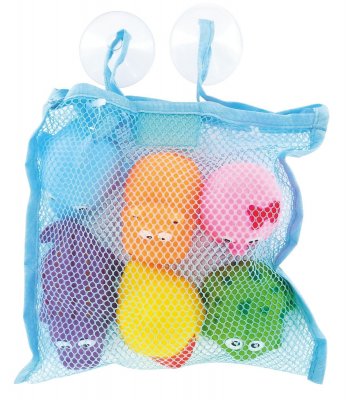 Filet avec jouets de bain