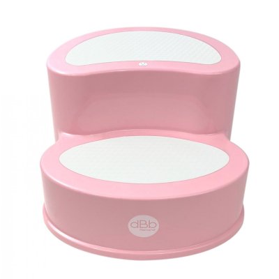 Marche pied enfant antidérapant rose