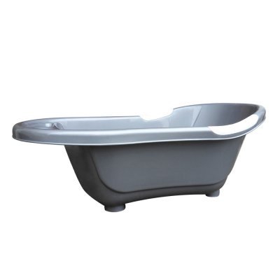 Baignoire bébé argentée avec vidange