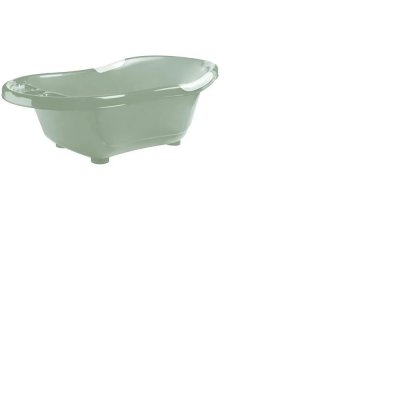 Baignoire avec bouchon de vidange - vert sauge