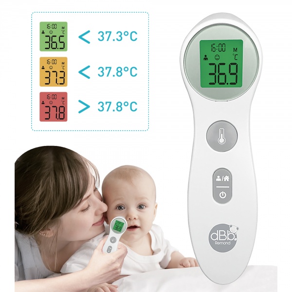 Thermomètre infrarouge frontal et sans contact Dbb remond