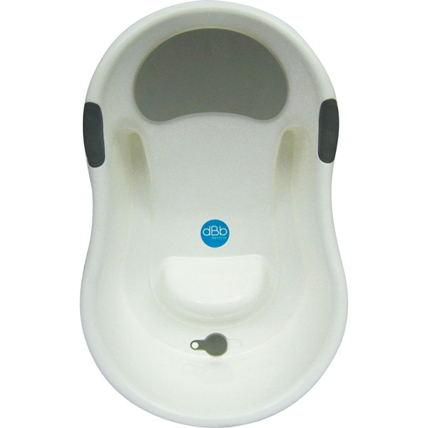Baignoire bébé 0-6 mois + transat intégré blanc Dbb remond