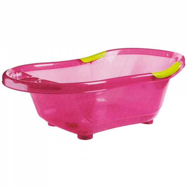 Baignoire bébé blanche avec vidange + grand support de baignoire Dbb remond
