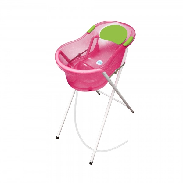 Baignoire 0-6 mois blanche avec transat intégré + petit support de baignoire Dbb remond
