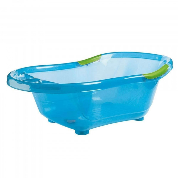 Baignoire bébé blanche avec vidange + grand support de baignoire Dbb remond