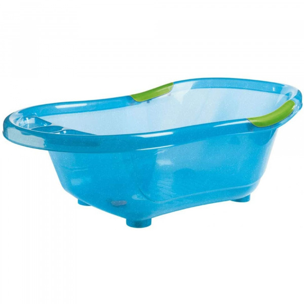 Baignoire bébé blanche avec vidange + grand support de baignoire Dbb remond