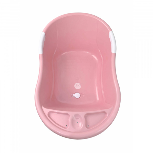 Baignoire bébé avec vidange rose Dbb remond
