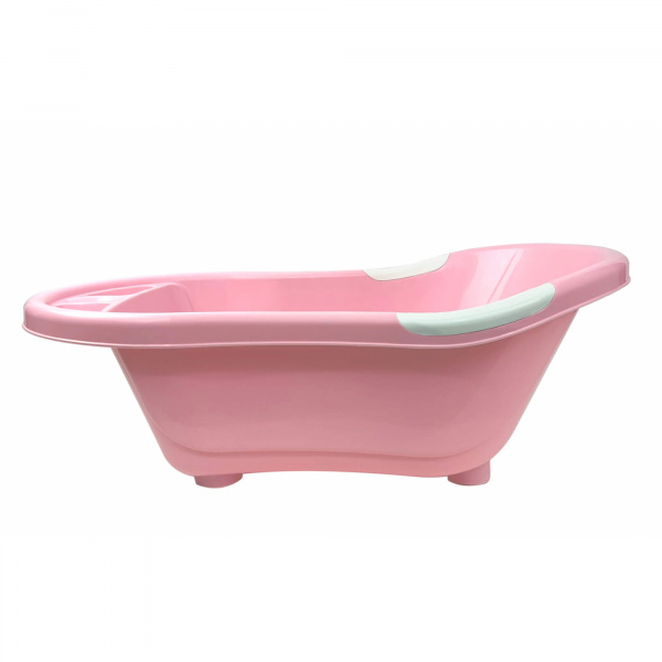 Baignoire bébé avec vidange rose Dbb remond