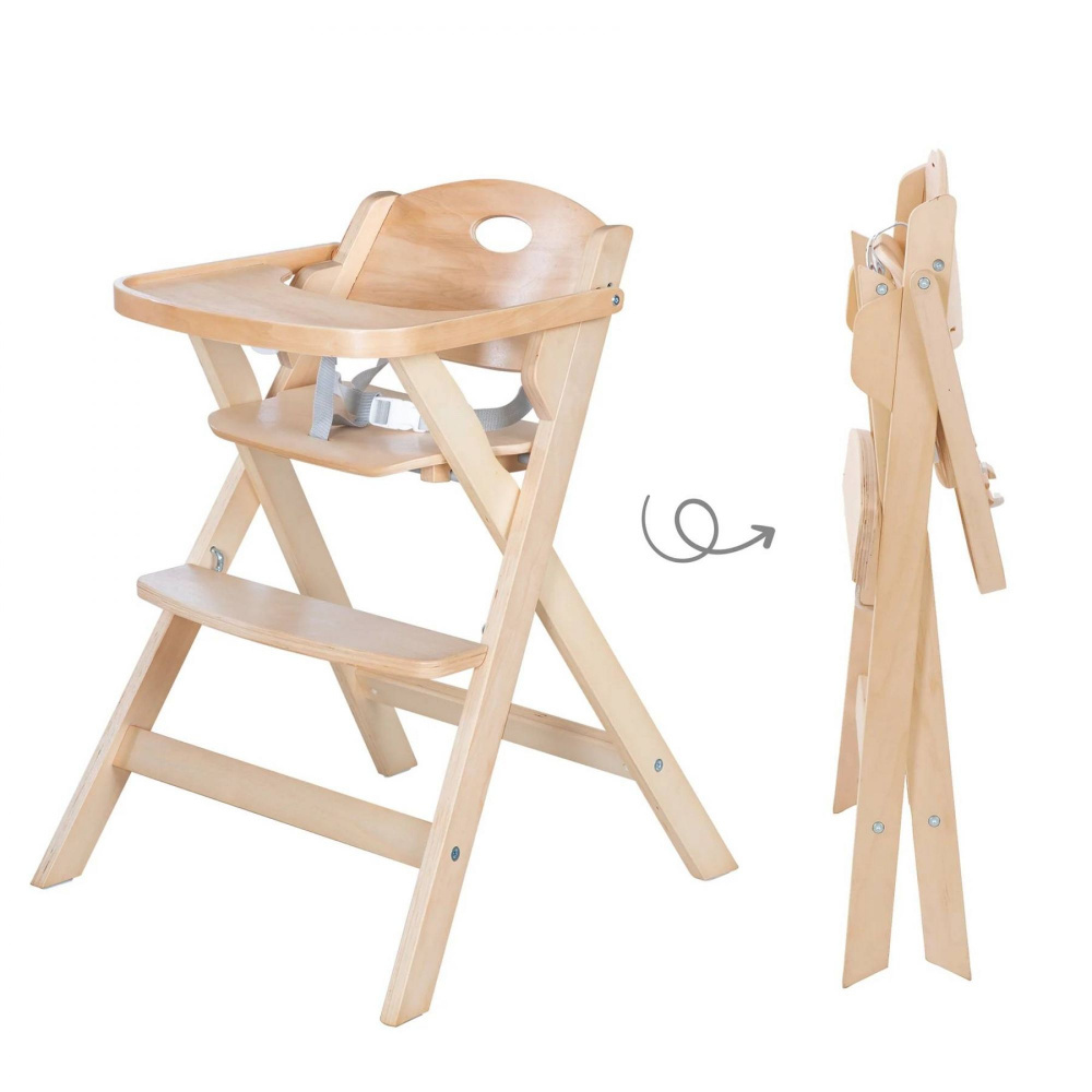 Tableau et Tabouret en Bois pour Enfant - ROBA - Double Face - Naturel vert  - Roba